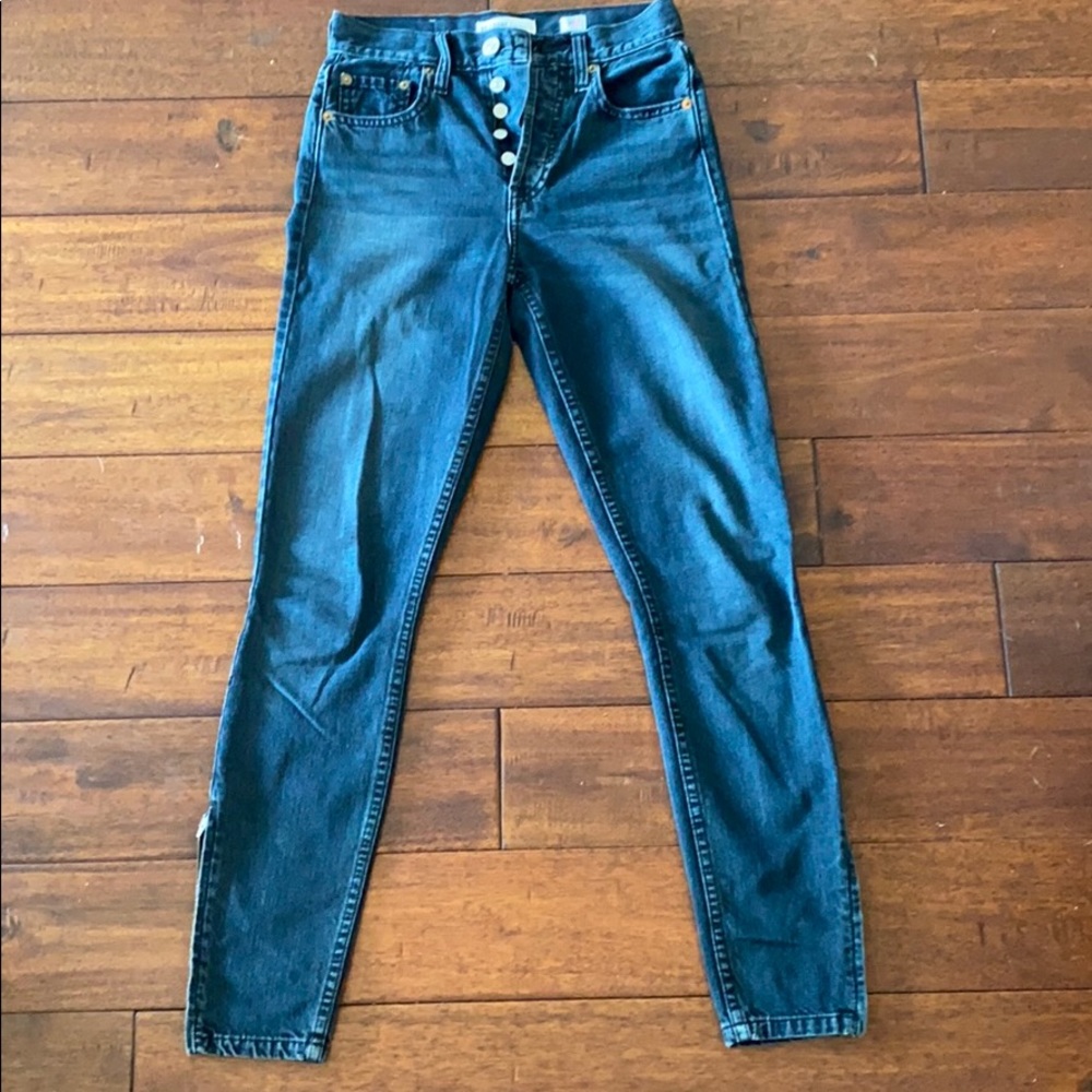 RE/DONE Levi’s high rise straight leg jeans